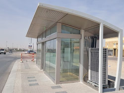 <br><b>Client:</b> Saudi Co | Dar Al Handash<br><b>Usage:</b> Bus Stop (1458 units)<br><b>Job Site:</b> Riyadh, Saudi Arabia