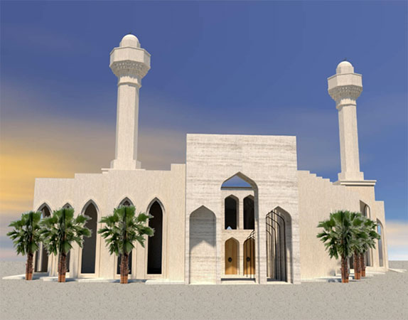 <b>Project:</b> Hamad Al-Zamil Mosque<br><b>Client:</b> Abdullah Al Zamil | Gulf Consultant<br><b>Job Site:</b> Khobar, Saudi Arabia