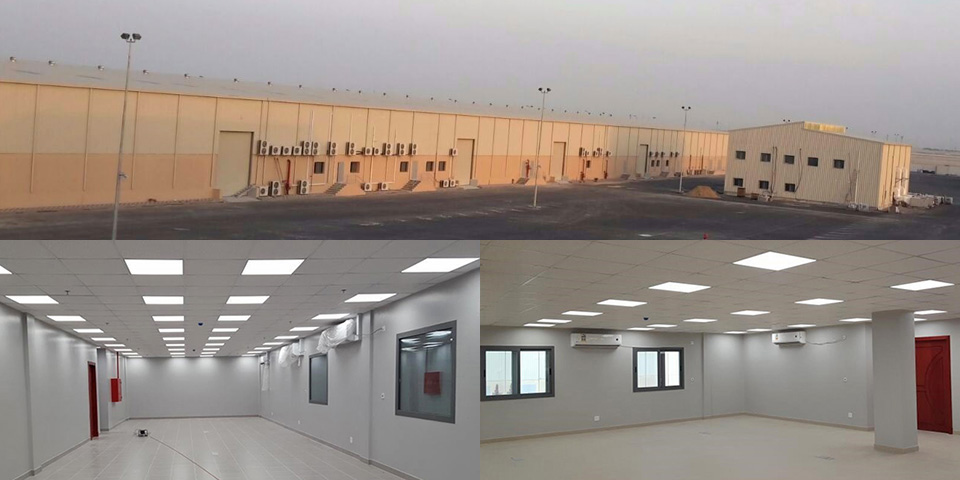<b>Project:</b> Industrial Facilities Warehouse Compound<br><b>Client:</b> Ali A. Tamimi / SESCO<br><b>Job Site:</b> Dammam, Saudi Arabia